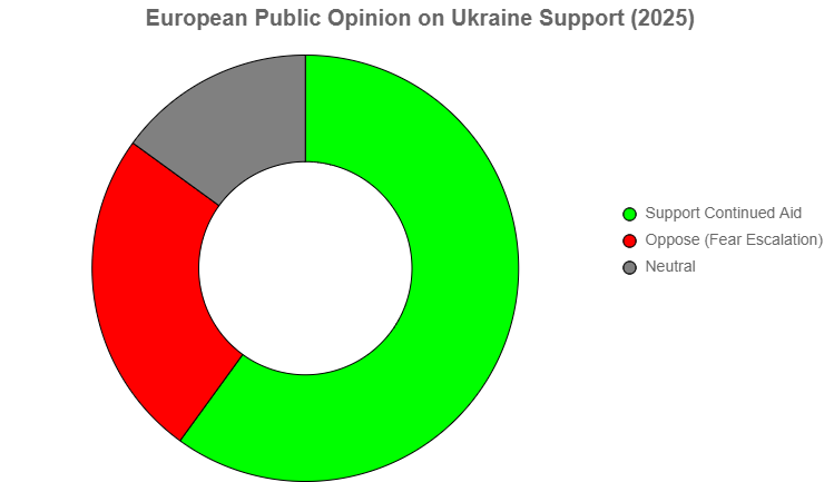 European Public Opinion on Ukraine Support (2025)